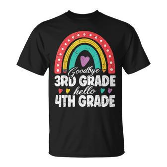 Goodbye 3Rd Grade Hello 4Th Grade Teacher Back To School T-Shirt - Monsterry