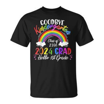 Goodbye Kindergarten Class Of 2036 2024 Grad Hello 1St Grade T-Shirt - Monsterry DE
