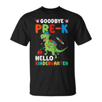 Goodbye Pre-K Hello Kindergarten Here I Come Graduation T-Shirt - Seseable