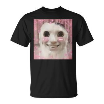Goofy Ahh Cat Meme Dank Cursed Weirdcore Cringey Banana Cat T-Shirt | Mazezy DE