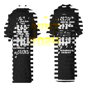 Graduate Senior 2024 Proud Aunt Of A 2024 Graduate T-Shirt - Seseable