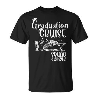 Graduation Cruise Squad 2024 Holiday Trip Family Matching T-Shirt - Monsterry DE