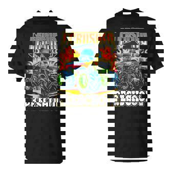 Graduation Preschool Monster Truck Boys I Crushed Pre-K Grad T-Shirt | Mazezy