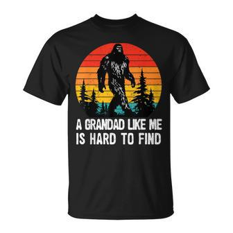 A Grandad Like Me Is Hard To Find Bigfoot Fathers Day T-Shirt - Thegiftio UK