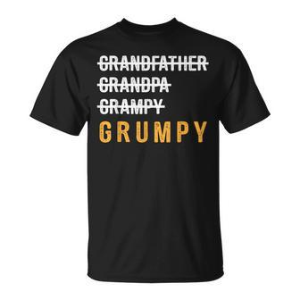 Grandfather Grandpa Grampy Grumpy Father's Day T-Shirt - Monsterry UK
