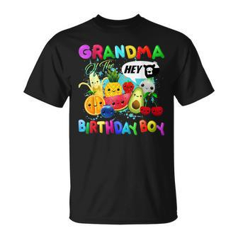 Grandma Of The Birthday Boy Family Fruit Birthday Party T-Shirt - Seseable