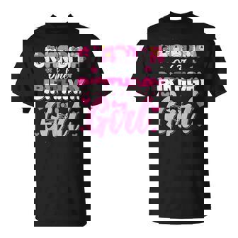 Grandma Of The Birthday Girl Cat Kitty Family Matching T-Shirt - Monsterry