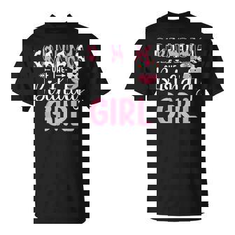 Grandma Of The Birthday Girl Farm Cow Grandma Birthday Girl T-Shirt - Monsterry