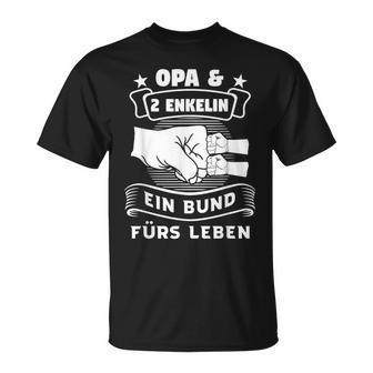 Grandpa & 2 Enkelin Ein Bund Grandfather T-Shirt - Geschenkecke