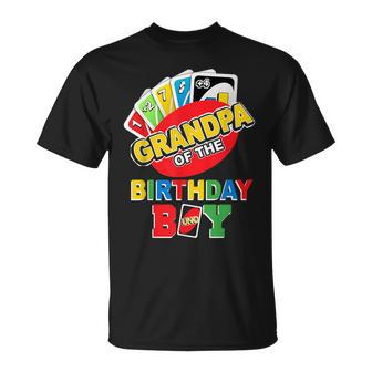Grandpa Of The Birthday Boy Uno Daddy Papa 1St Bday T-Shirt - Thegiftio