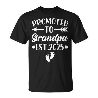 Grandpa Est 2025 For Father's Day Soon To Be Grandpa 2025 T-Shirt - Thegiftio UK