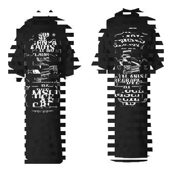 Some Grandpas Play Bingo Real Grandpas Drive Muscle Cars T-Shirt - Monsterry