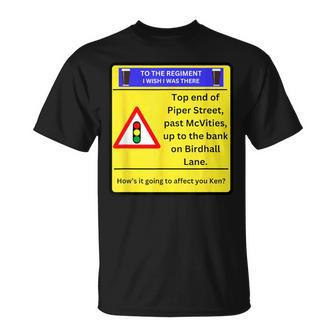 The Grapes Public House Temporary Traffic Lights T-Shirt - Thegiftio UK