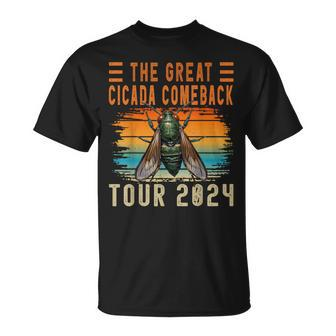 Great Cicada Comeback Tour 2024 Insect Magicicada Cicada T-Shirt - Thegiftio UK