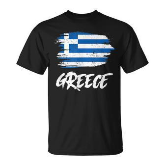 Greece Flag Greek Hellenic Republic Souvenir T-Shirt - Monsterry