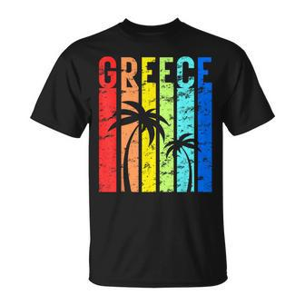 Greece Vintage Outfit Travel Vacation Greek T-Shirt - Monsterry AU