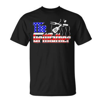 The Grill-Father 4Th Of July Grilling Bbq American Dad T-Shirt - Monsterry AU