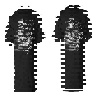 Grizzly Bear Playing Saxophone Cool Saxophone Players T-Shirt - Thegiftio UK