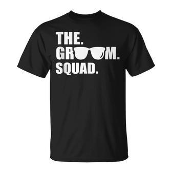 The Groom Squad Bachelor Party T-Shirt - Monsterry
