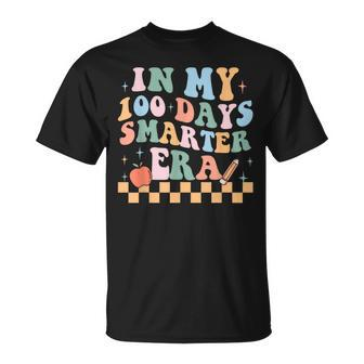 Groovy In My 100 Days Smarter Era 100 Days Of School Teacher T-Shirt | Mazezy
