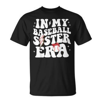 Groovy Baseball Sister T-Shirt - Seseable