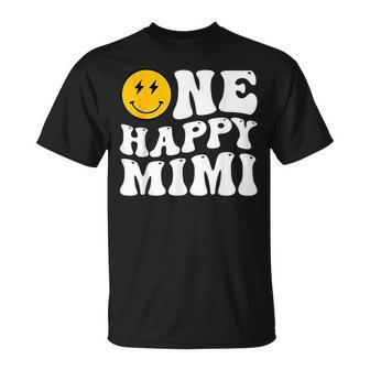 Groovy One Happy Dude Mimi 1St Birthday Family Matching T-Shirt - Seseable