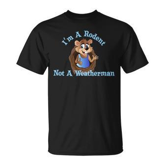 Groundhog Day Rodent Meteorologist Weatherman February T-Shirt - Monsterry UK