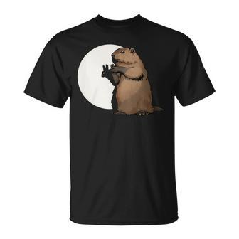 Groundhog Day Shadow Puppet T-Shirt - Monsterry AU