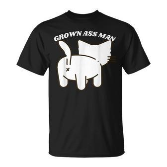 Grown Ass Man-Cat T-Shirt - Monsterry UK