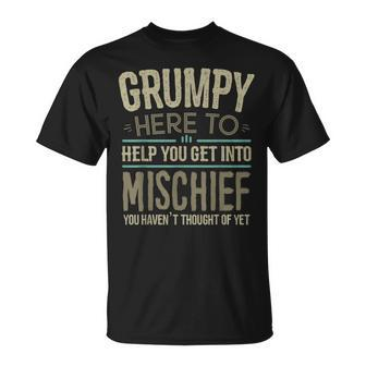 Grumpy From Grandchildren For Fathers Day Grumpy T-Shirt - Monsterry DE