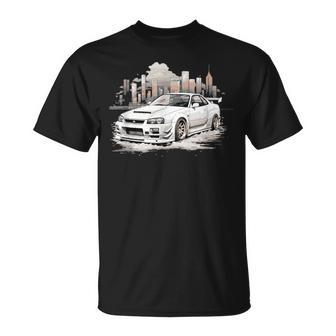 Gt R 34 Jdm Skyline T-Shirt - Seseable
