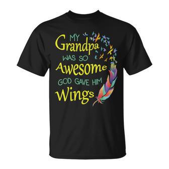 Guardian Angel Grandpa In Memory Of My Grandpa T-Shirt - Monsterry DE