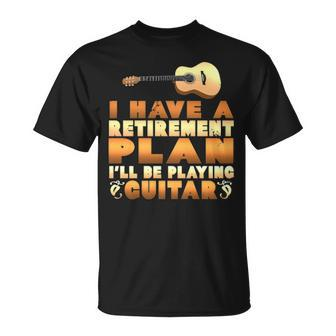 Guitar Plan T-Shirt | Mazezy