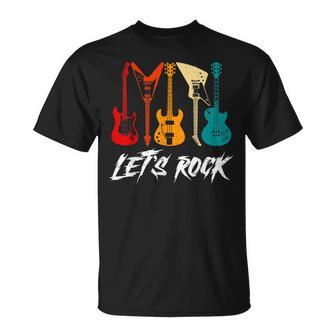 Guitar Player Guitarist Rock Music Lover Guitar T-Shirt - Seseable