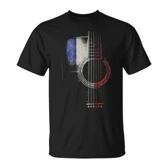 Guitar Shadow France Flag T-Shirt | Mazezy UK