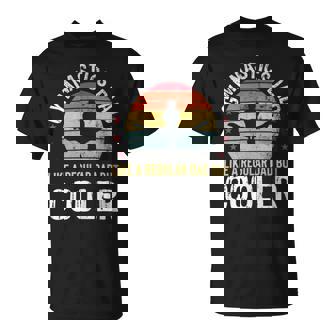 Gymnastics Dad Gymnast Father Gymnastics Dad Mens T-Shirt - Monsterry