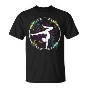 Gymnastics Rhönrad Gym Trainer Gymnsatik Floor Gymnastics T-Shirt - Seseable