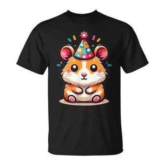 Hamster For Birthday For Children A Birthday Hamster T-Shirt - Seseable