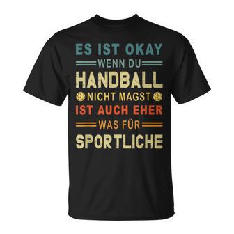 Handball Player Handball Player Resin Handball T-Shirt - Seseable