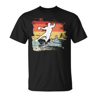 Handballer Vintage Retro Handball  T-Shirt - Seseable