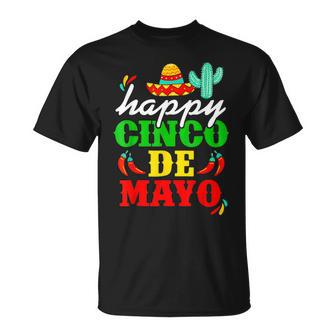Happy 5 De Mayo Cinco De Mayo Viva Mexico 5 De Mayo T-Shirt - Thegiftio UK