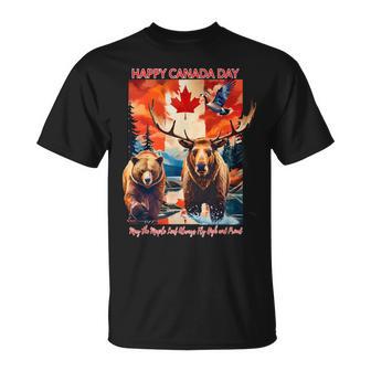 Happy Canada Day May The Maple Leaf Always Fly High & Proud T-Shirt - Monsterry