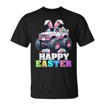 Happy Easter Monster Truck Easter Bunny Monster Truck Lovers T-Shirt - Monsterry UK