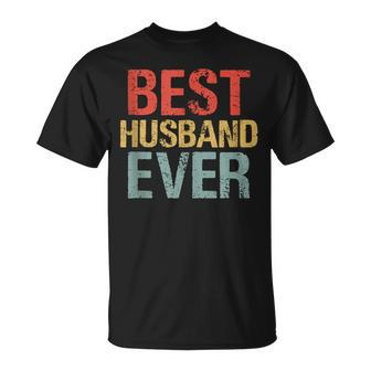 Happy Father's Day Best Husband Ever Proud Dad Grandpa Men T-Shirt - Thegiftio UK