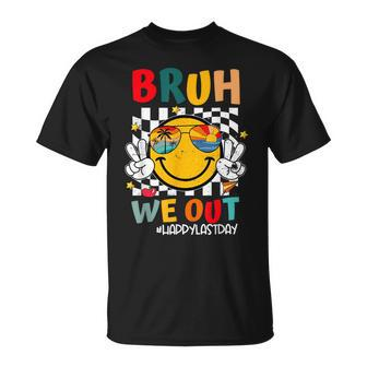Happy Last Day End Of School Graduation Bruh We Out T-Shirt | Mazezy