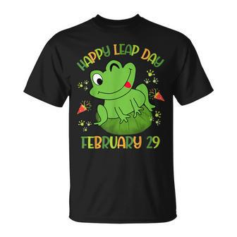 Happy Leap Day Year 2024 February 29Th Frog Lovers T-Shirt - Seseable