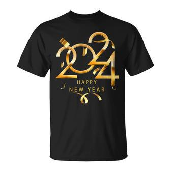 Happy New Year 2024 New Years Eve Party Costume T-Shirt | Mazezy