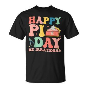 Happy Pi Day 314 Be Irrational Cute Mathematic Math Teacher T-Shirt - Thegiftio UK