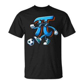 Happy Pi Day Soccer Lovers Pi Symbol Math Teachers Women T-Shirt | Mazezy