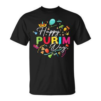 Happy Purim Day Jewish Holiday Purim Sameach T-Shirt - Thegiftio UK